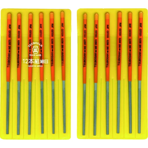 Tsubosan 锉刀套装 12 平细