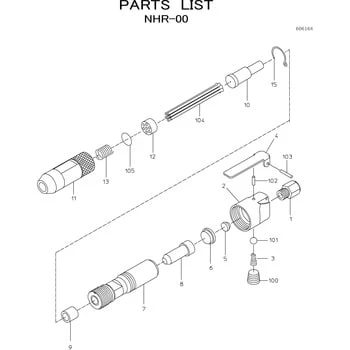 针式除垢器 NHR-00 零件日本气动制造株式会社17514930