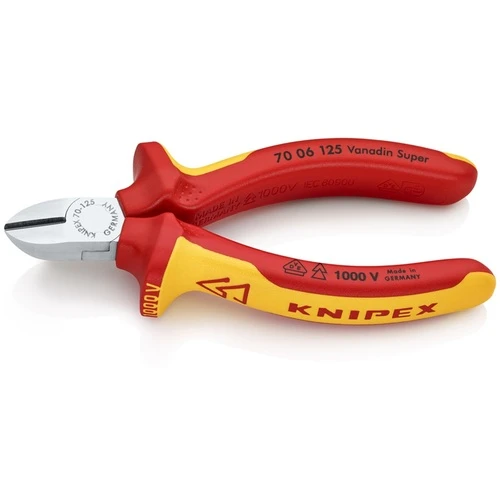 KNIPEX 绝缘 1000V 电钳 125mm