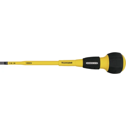 [新] TTC 绝缘螺丝刀（细长型）-6 x 150