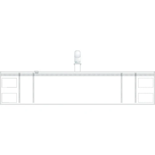 TRUSCO 拉链臂带（夹式）白色