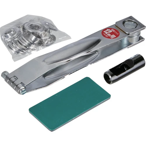 TRUSCO 双面打孔器套装，分离式，15mm 套装（带打孔器主体（一体式框架）、铝制打孔器、打孔器和衬垫）