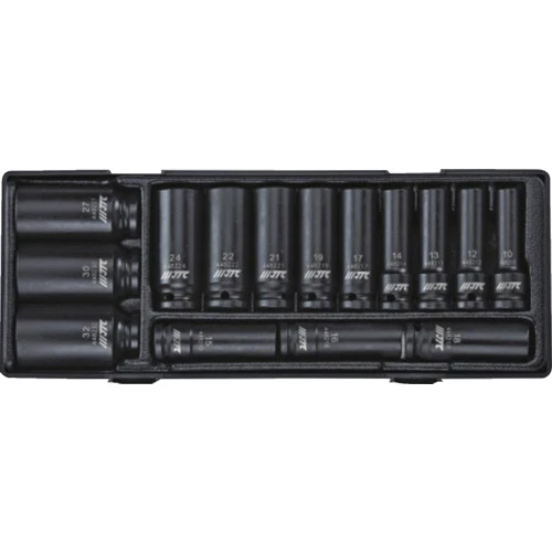 JTC 12.7mm 12PCS 深冲击套筒组