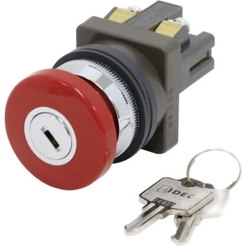 φ30按钮开关（大型、按压锁键复位型）IDEC（和泉电气）ABN3K22B