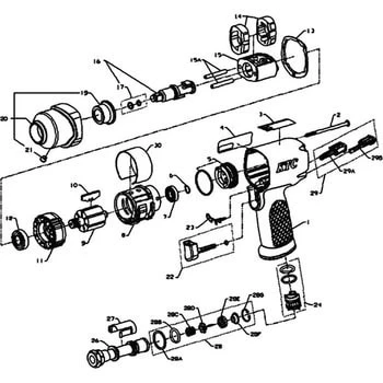 冲击扳手 JAP450 零件韩国电信2125QTI-K425