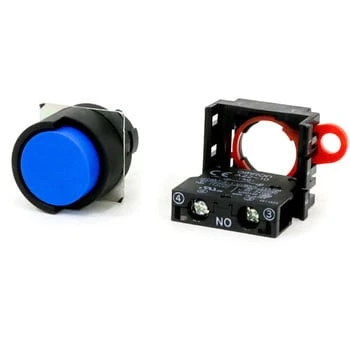 OMRON欧姆龙A22-HA-20A按钮开关（圆形）（半防护型）（不发光）（圆体型φ22/25）A22