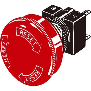 OMRON欧姆龙A165E-S-02(STOP)急停按钮开关 (φ16) A165E