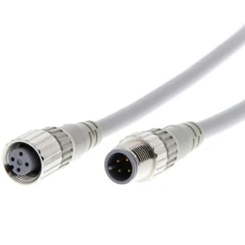 OMRON欧姆龙XS2W-D424-B81-F圆形防水连接器（M12）电缆连接器插座/插头两侧连接器XS2