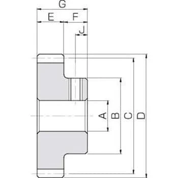小原齿轮工业(KHK)BSS 正齿轮 模数 1BSS1-32B
